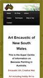 Mobile Screenshot of encaustic.com.au